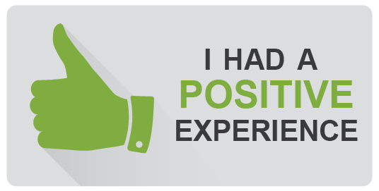 I had a positive experience.